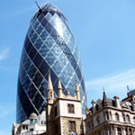 London with church in foreground